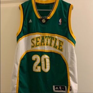 SOLD Authentic Gary Peyton Supersonics Jersey